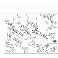 Levier de vitesse pour Mercedes Benz 9702608839