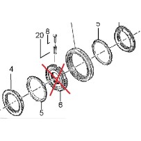 KIT SYNCHRO 1-2 sans moyeu pour RENAULT 7421488155