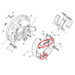 Kit mâchoire de frein AR...