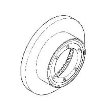 Disques de frein arrière pour Renault Maxity 7485149443