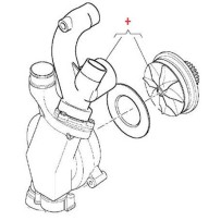 Pompe à eau "complète" (corps + turbine), en origine, pour Renault 7422852970