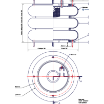 Coussin d'air pneumatique pour Remorque DB14335