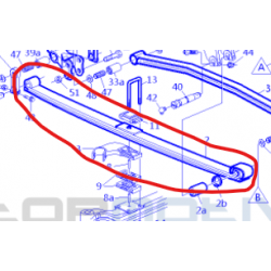 Lame de ressort AV pour Volvo - 257863