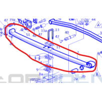 Lame de ressort AV pour Volvo - 257863