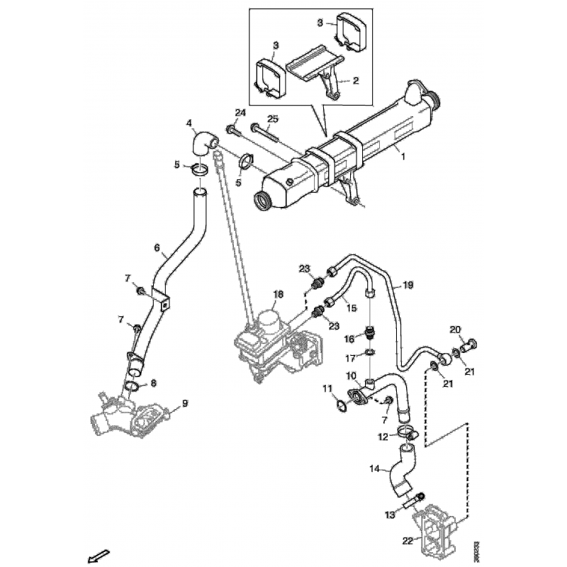 Collier pour Scania 1795432