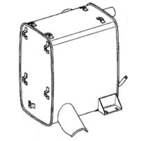 Silencieux d'échappement pour Mercedes A 9424903601 - 9424902801