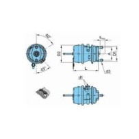 Cylindre de frein arrière pour Iveco Bus Crossway 500023982