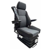 Siège Passag.,susp et lomb. mécanique, ceint., ss accoud., tissus Gris , Entrx. 216mm