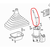 Levier de vitesse pour Mercedes - A 9432680024