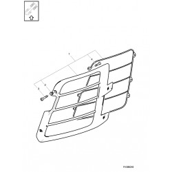 Grille de phare pour Volvo  82619052
