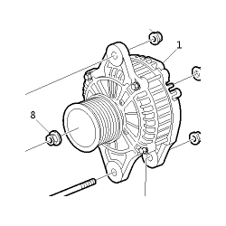 Alternateur pour Renault -...