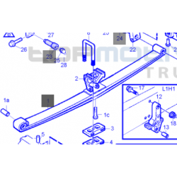 Lame de ressorts AV pour Volvo - 257839