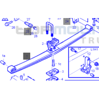 Lame de ressorts AV pour Volvo - 257839