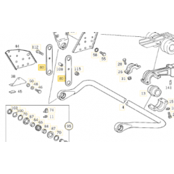 Tige, stabilisateur ar pour...