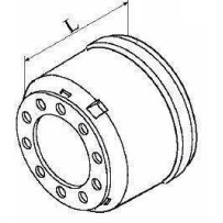 TAMBOUR 3020/284 pour Remorque SAE  07303097