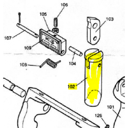 Axe central complet N° 102...