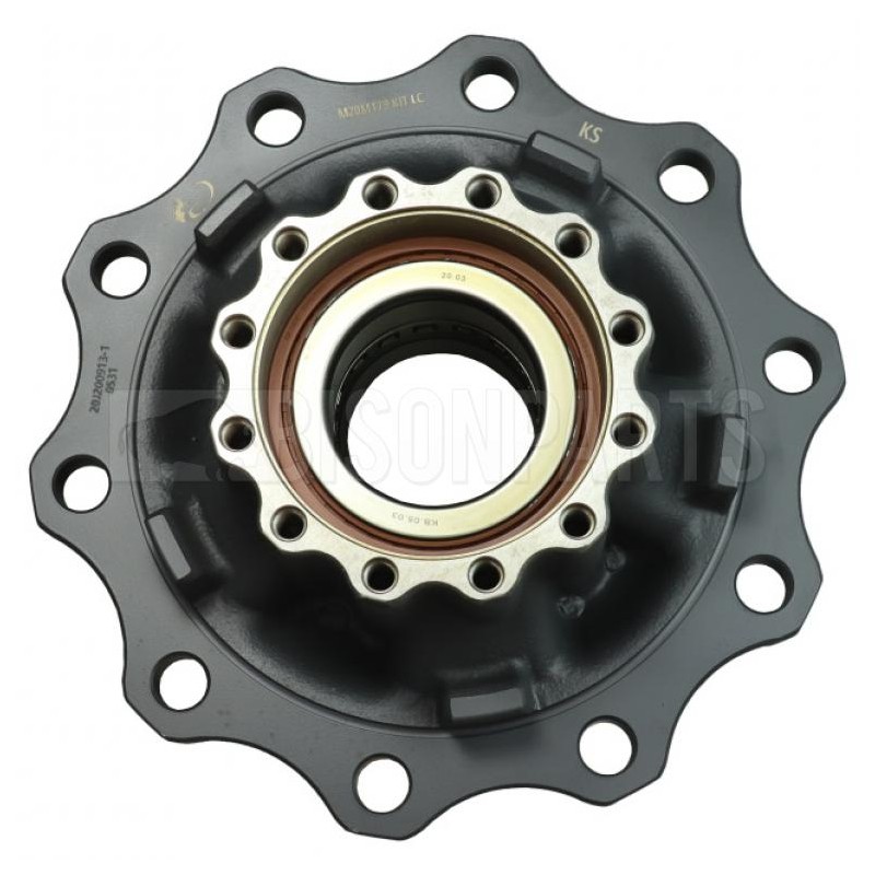 Moyeu de roue, avec roulement, avec bague ABS pour Renault - Volvo