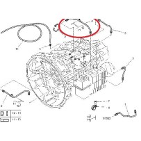 Tuyau de powerpack pour Renault Trucks 7421115541