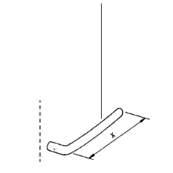 Bras de rétroviseur Droit...