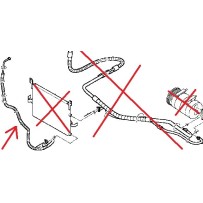 Flexible d'évaporateur à d'hydrateur pour Renault 7482374712