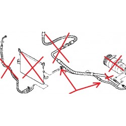 Flexible d'évaporateur de climatisation à compresseur de climatisation pour Renault 7421023481