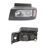 Optique de phare complet, avec clignotant et enjoliveur, côté gauche, sans moteur, pour Renault 5010623901