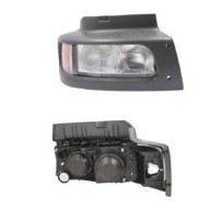 Optique de phare complet, avec clignotant et enjoliveur, côté droit, sans moteur, pour Renault 5010623902