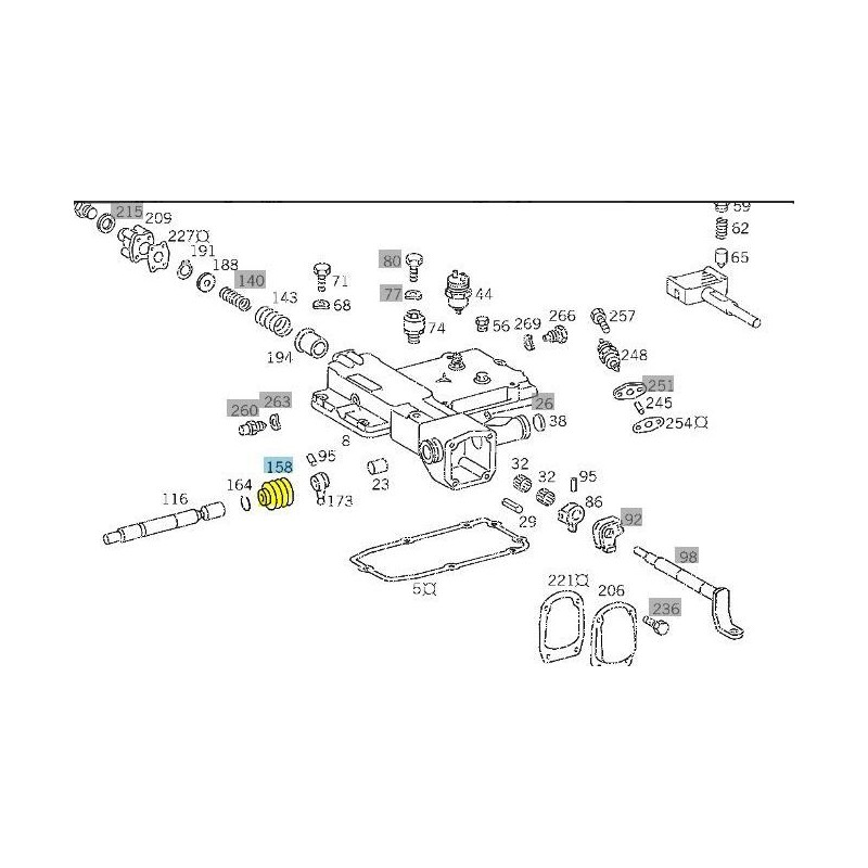 Manchon pour Mercedes Benz 0002683397