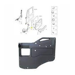 Panneau de porte droite pour Iveco 504225460