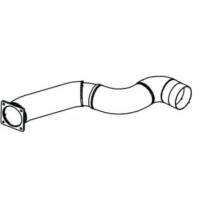 Tube échappement pour Renault 5010370028 - 5010418818