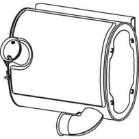 Silencieux catalyseur pour Volvo 21583715