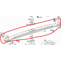 Lame de ressort AV pour...