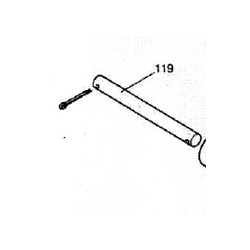 Axe de 18x164 + 2 goupilles...