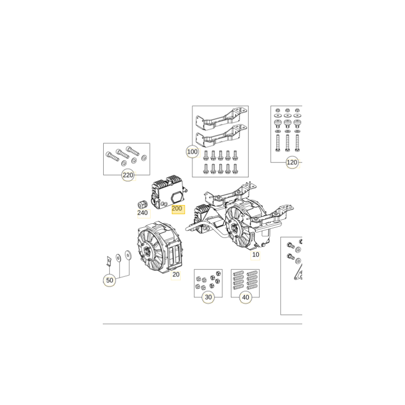 Calculateur de ralentisseur pour Mercedes Benz  9079004405