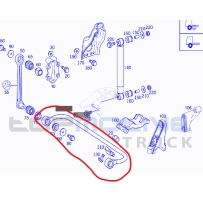 Barre stabilisatrice AV pour Mercedes - A 9413230065
