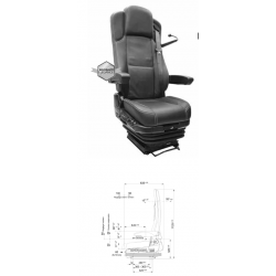Siège pneumatique,...