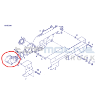 Collecteur d'échappement - 51081010713
