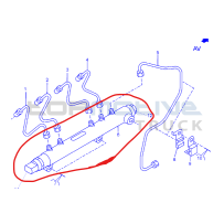 Rampe injection common rail pour Renault Mascott