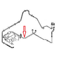 Canalisation de DA de la pompe au boitier de direction, pour Renault 5010488274