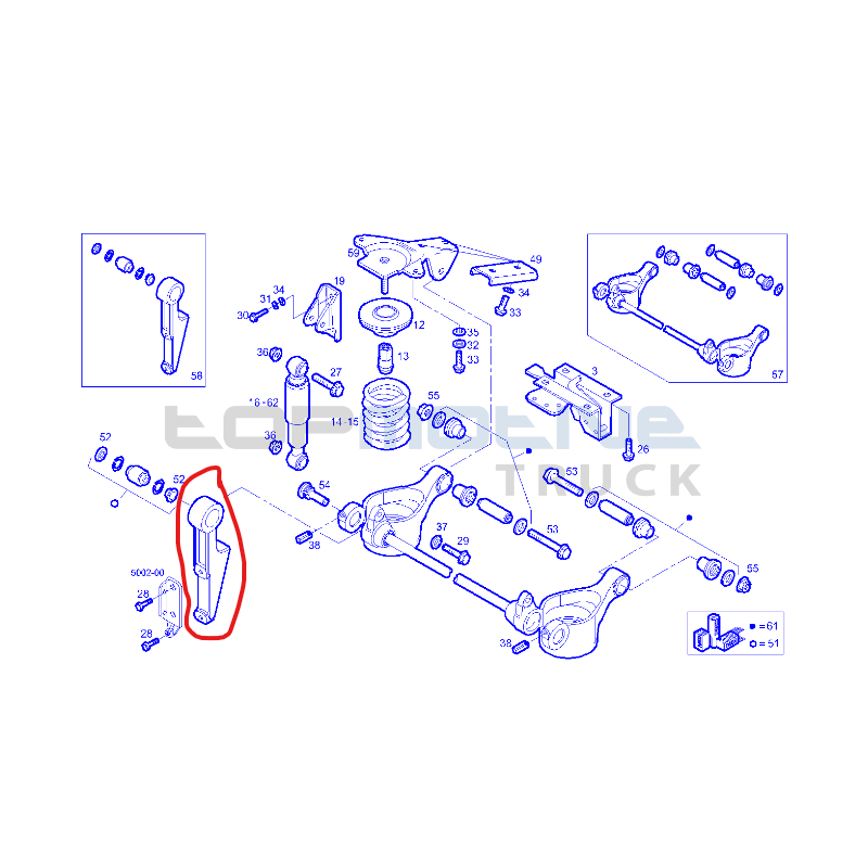 Support d'appui pour Iveco - 504037806