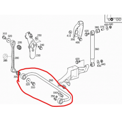 Barre stabilisatrice AV pour Mercedes - A 9433230365