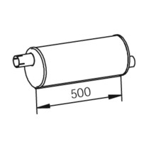 SILENCIEUX pour NISSAN 201009X200.