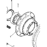 Moyeu de roue arrière pour Renault Trucks 5010566119