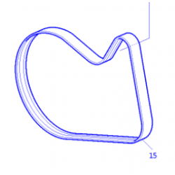 Courroie d'accessoire pour...