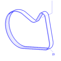 Courroie d'accessoire pour Renault - 7422670505