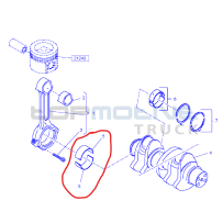 Coussinet de bielle 0,25 pour Renault - 7421664654