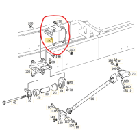 Fixation de boite de transfert G (occasion) pour Mercedes - A 9412851340