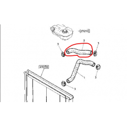 Durite supérieur pour Renault Trucks 5000393756