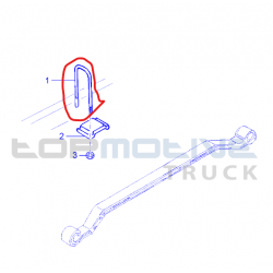 Etrier de lame de ressort AR pour Renault - 7485114747