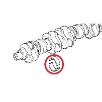 Coussinet de palier pour Renault 5001855384  diamètre 102mm
